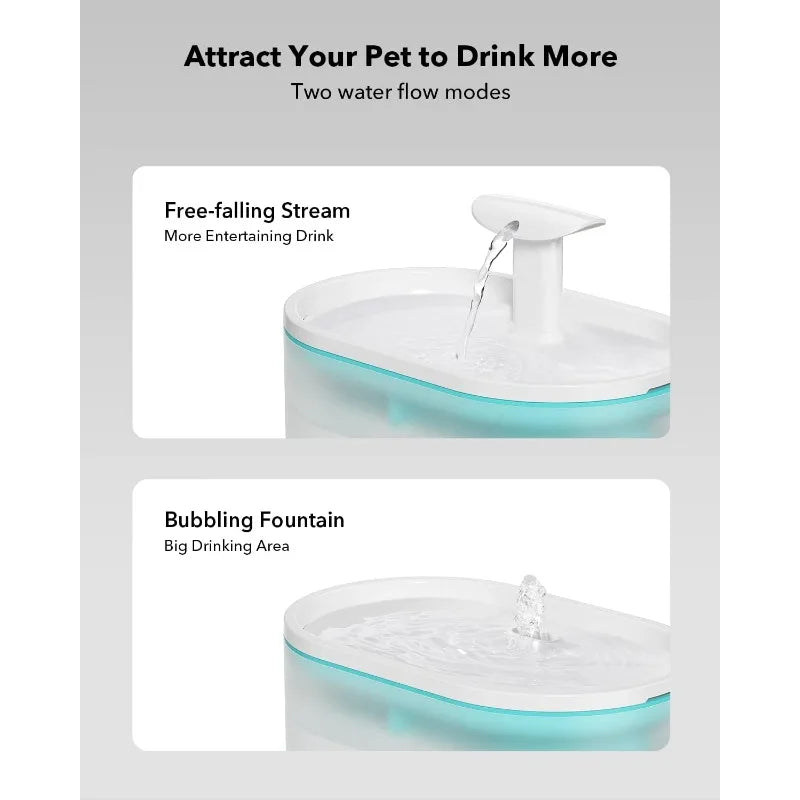 Ultra Quiet Pet Water Fountain for Cats