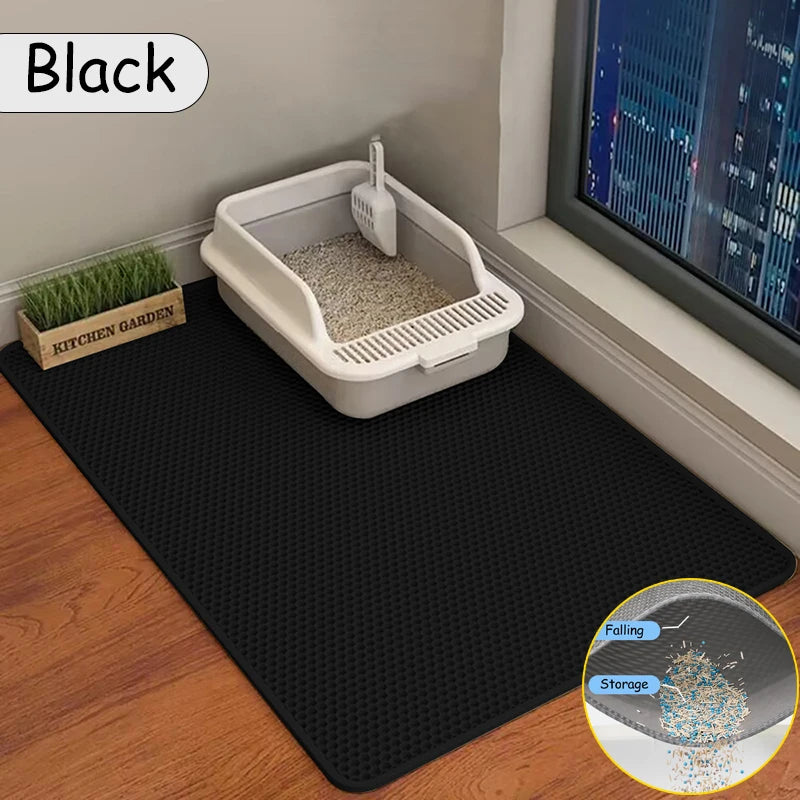 Double Layer Waterproof Cat Litter Mat