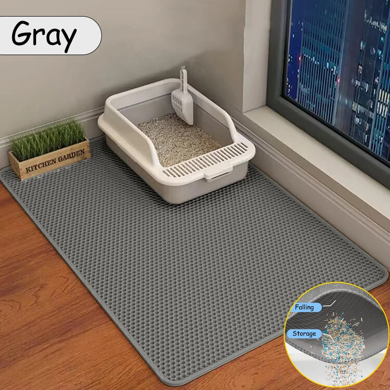 Double Layer Waterproof Cat Litter Mat