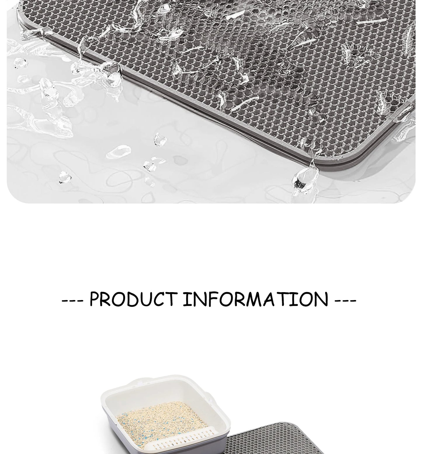 Double Layer Waterproof Cat Litter Mat
