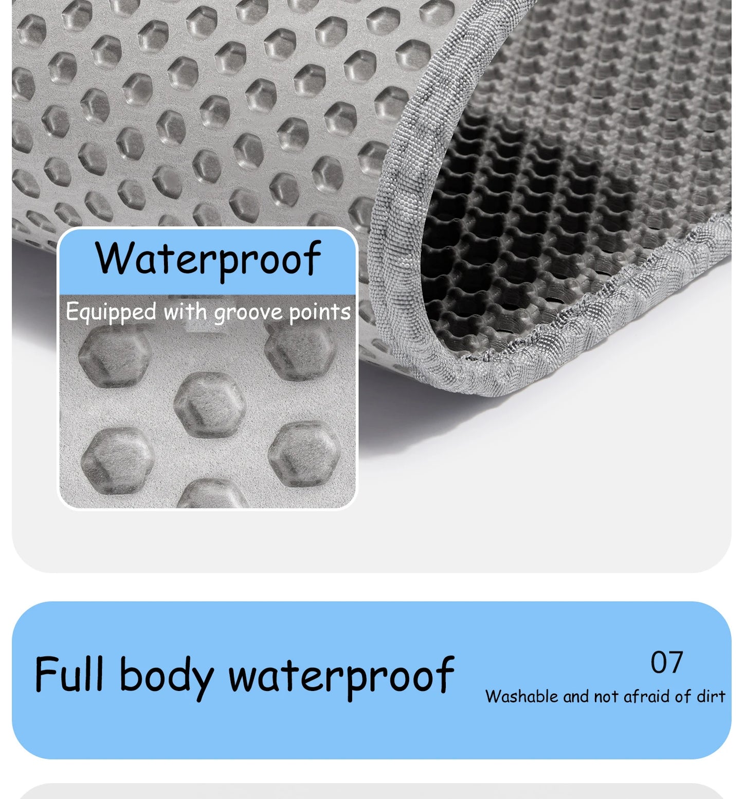 Double Layer Waterproof Cat Litter Mat